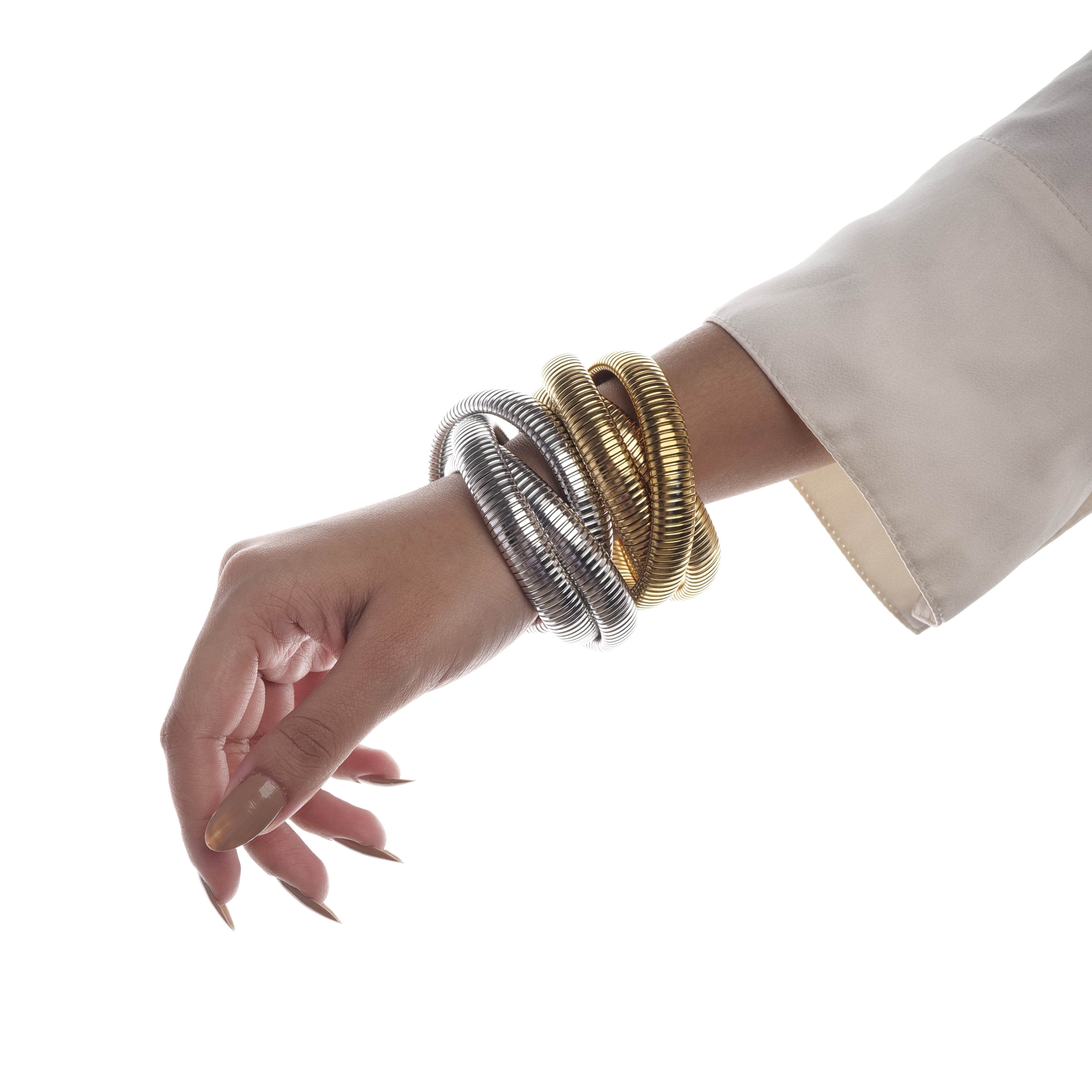 Stretchable Three Snake Bangle