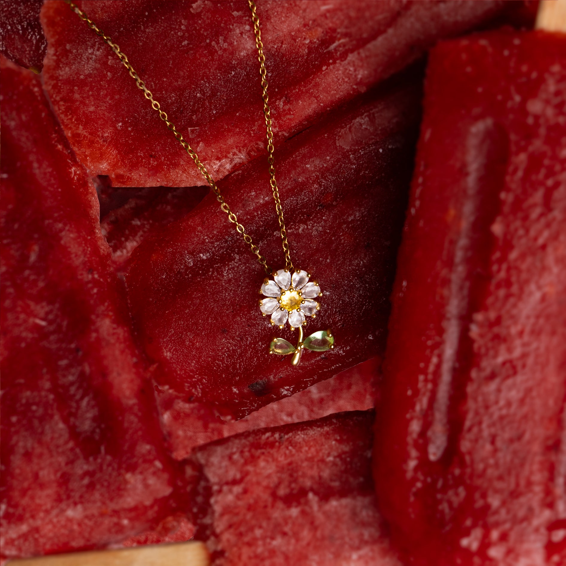 Don't Ever Leaf Me Pendant with Chain