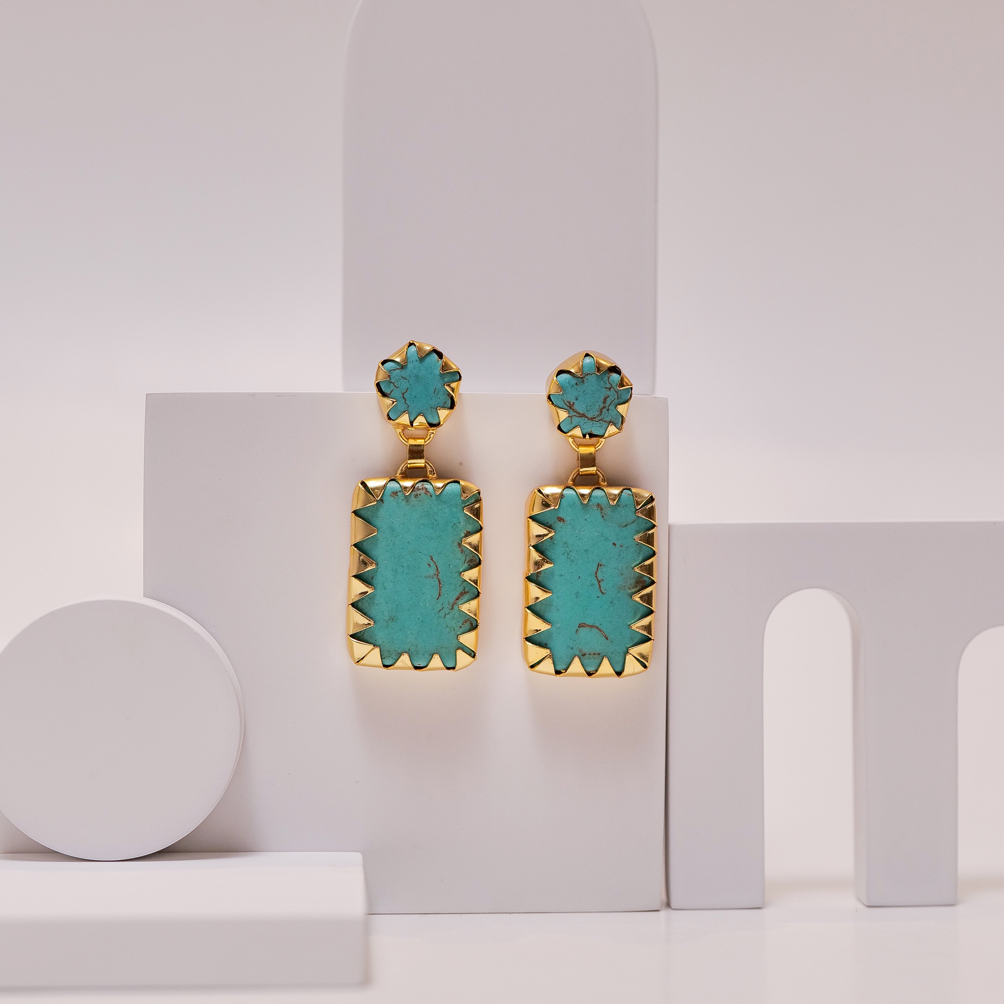 Serene Turquoise Danglers