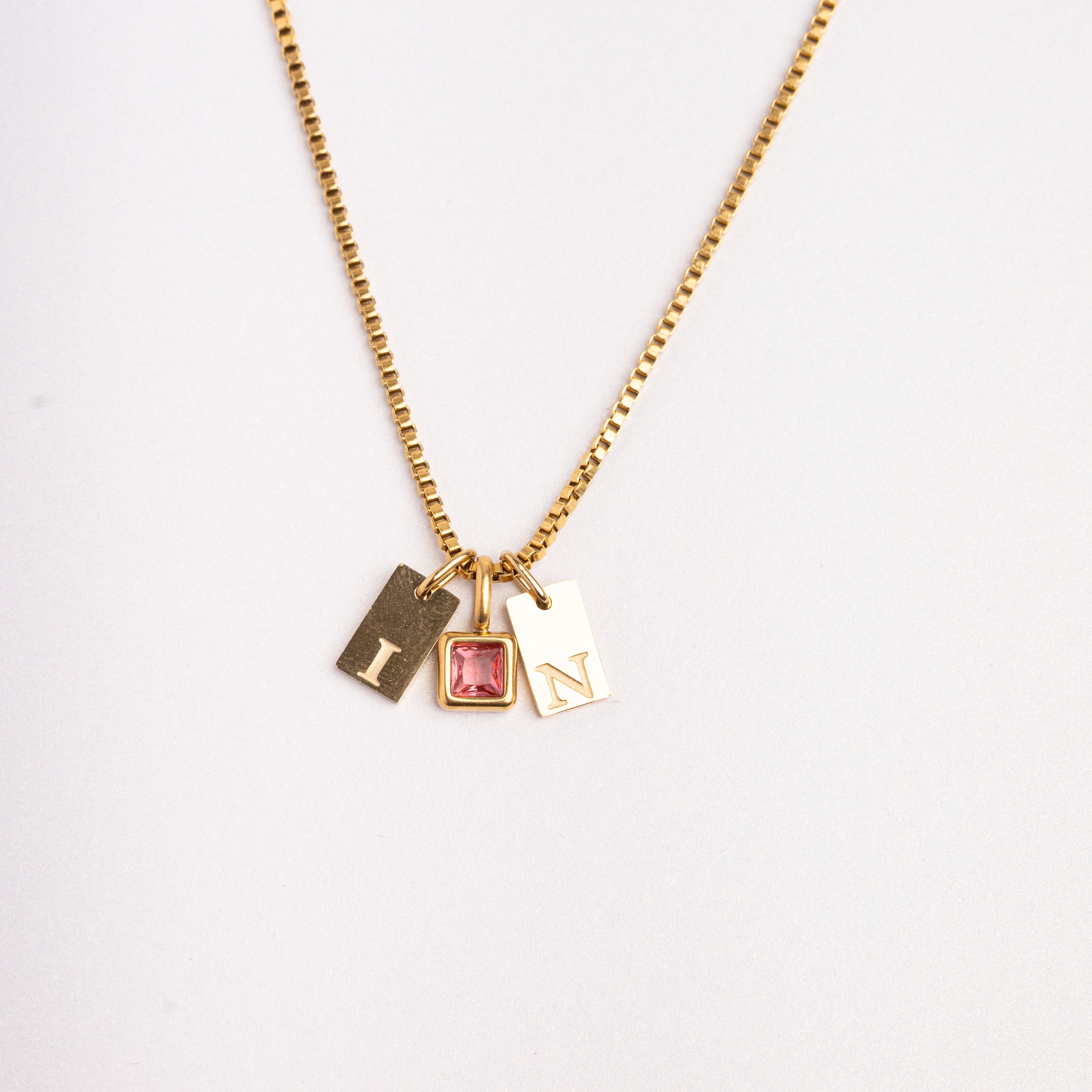 Dainty Alphabet String - Gold