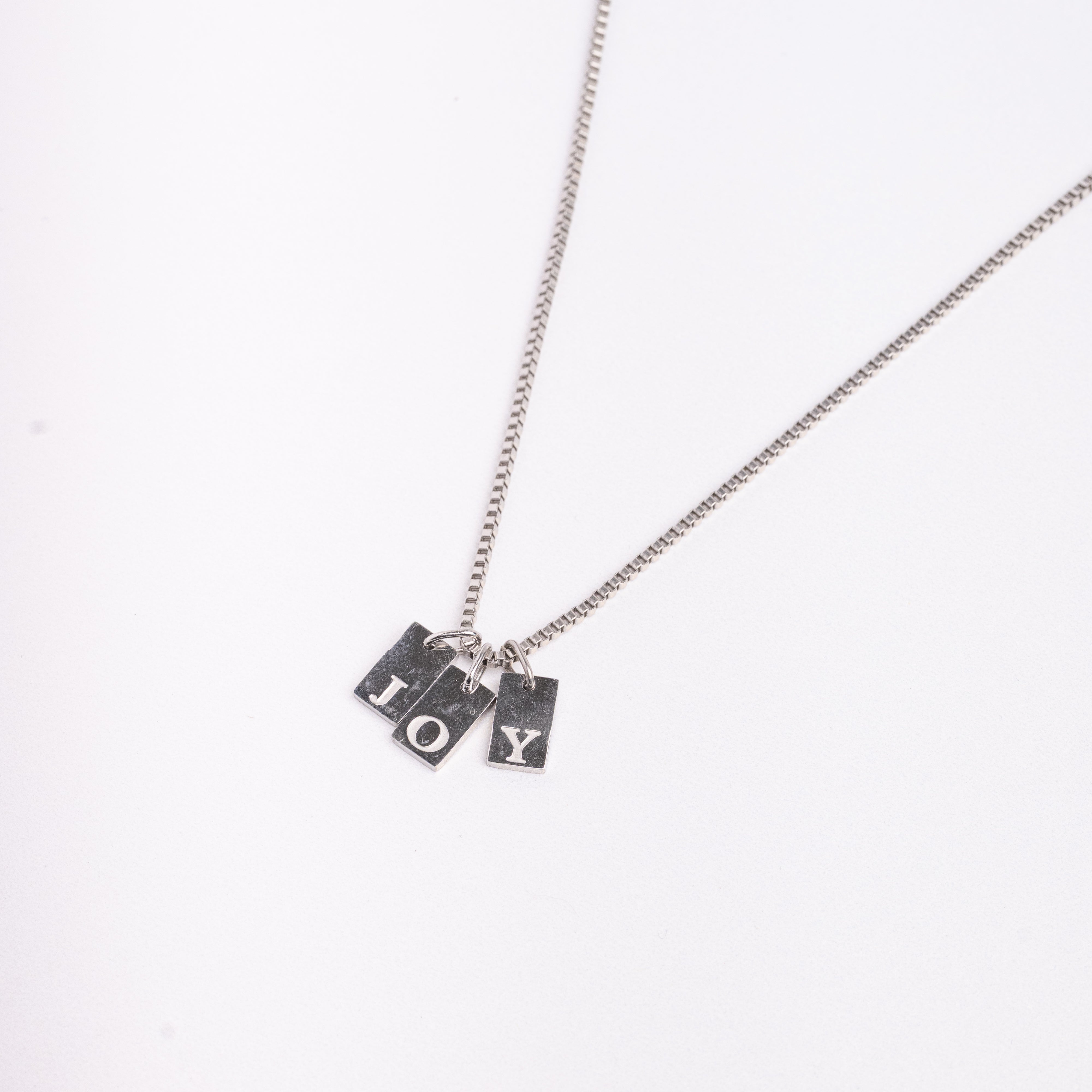 Dainty Alphabet String - Silver