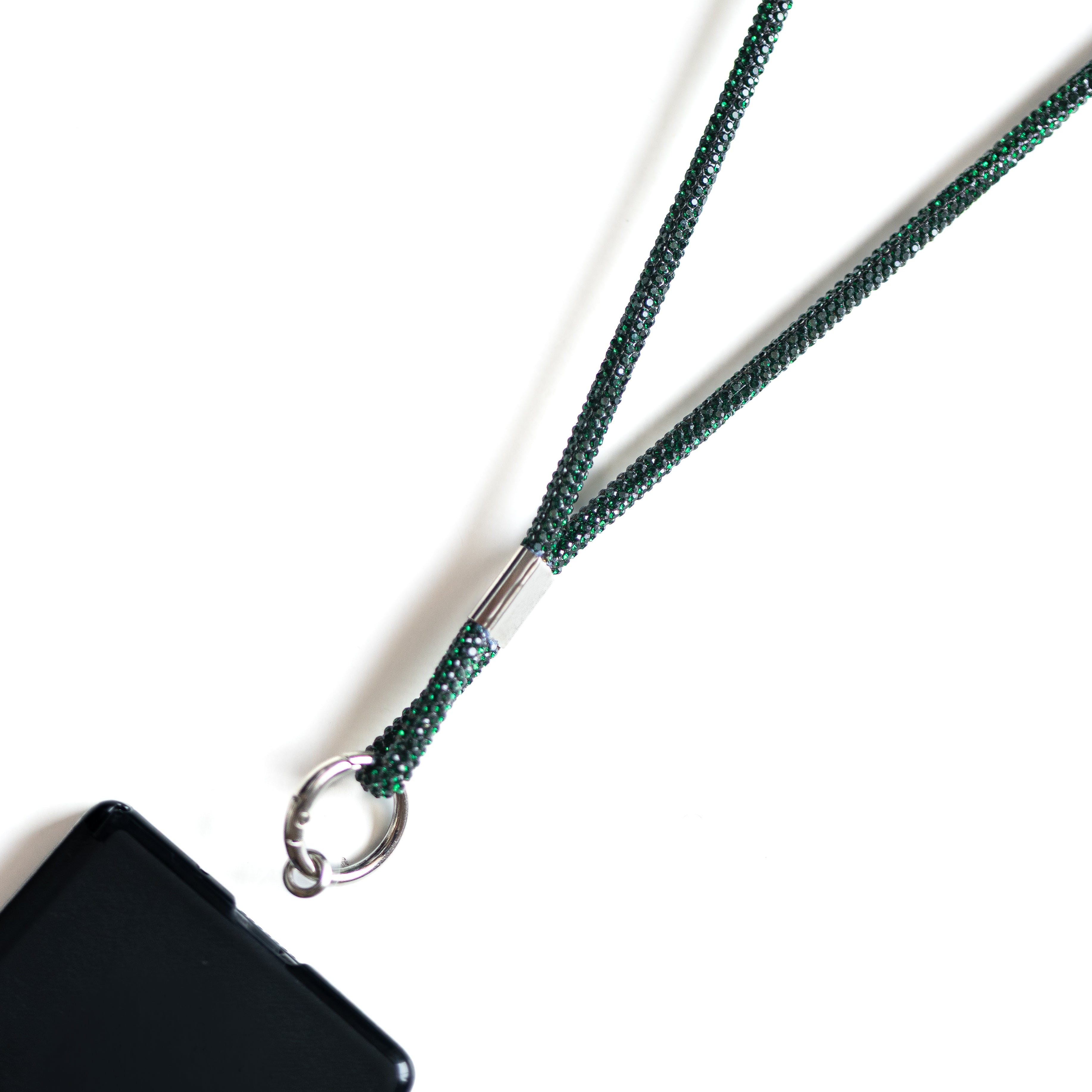 Glitter Lanyard - Emerald