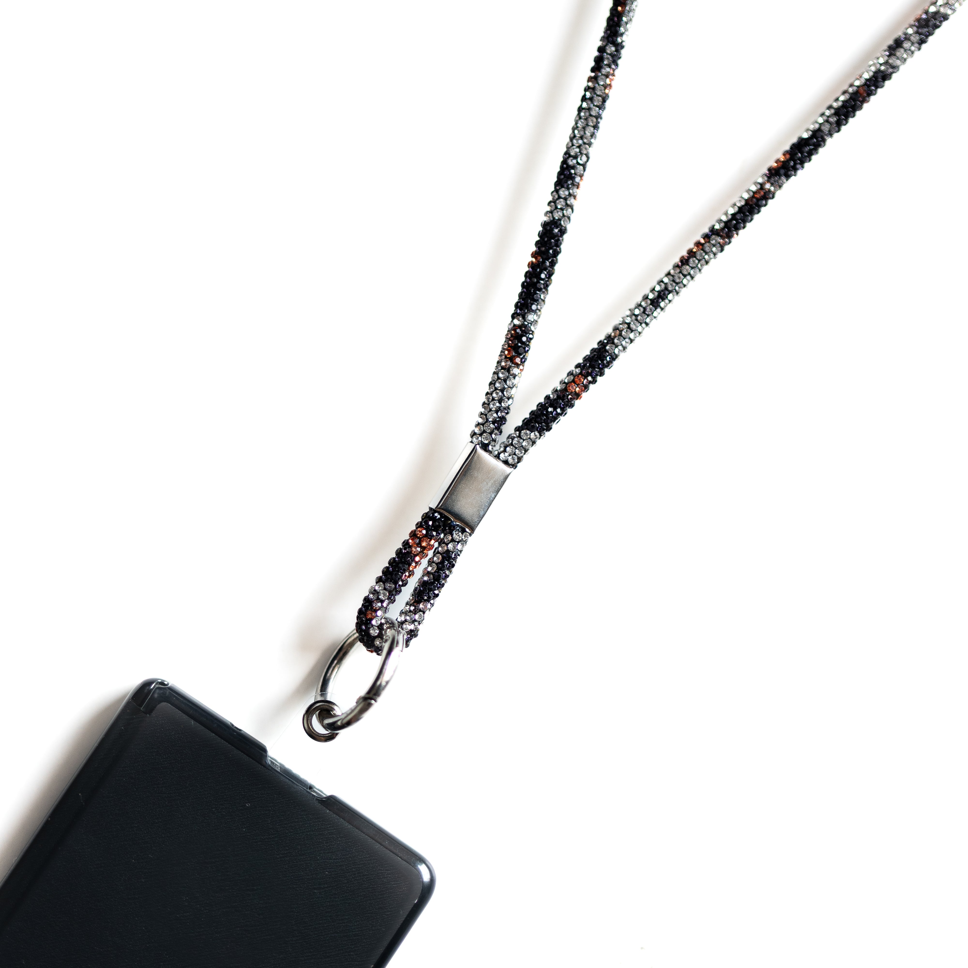 Glitter Lanyard - Animal Print