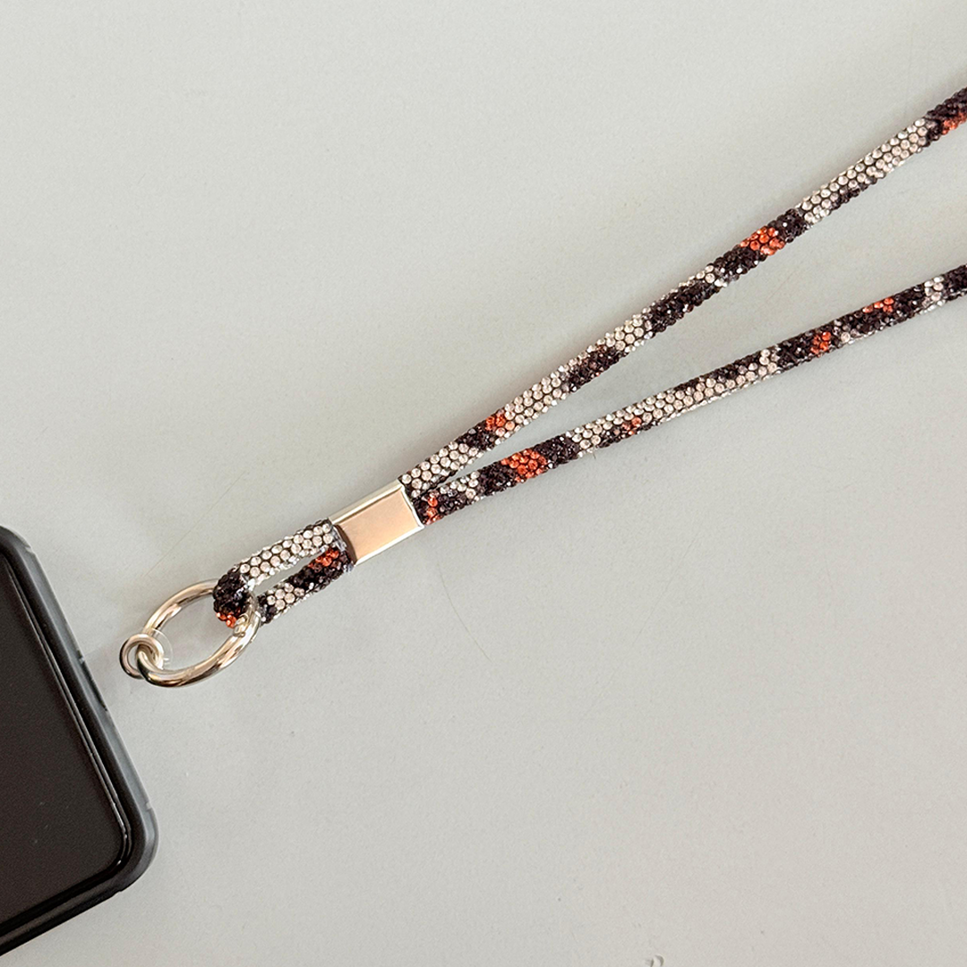 Glitter Lanyard - Animal Print