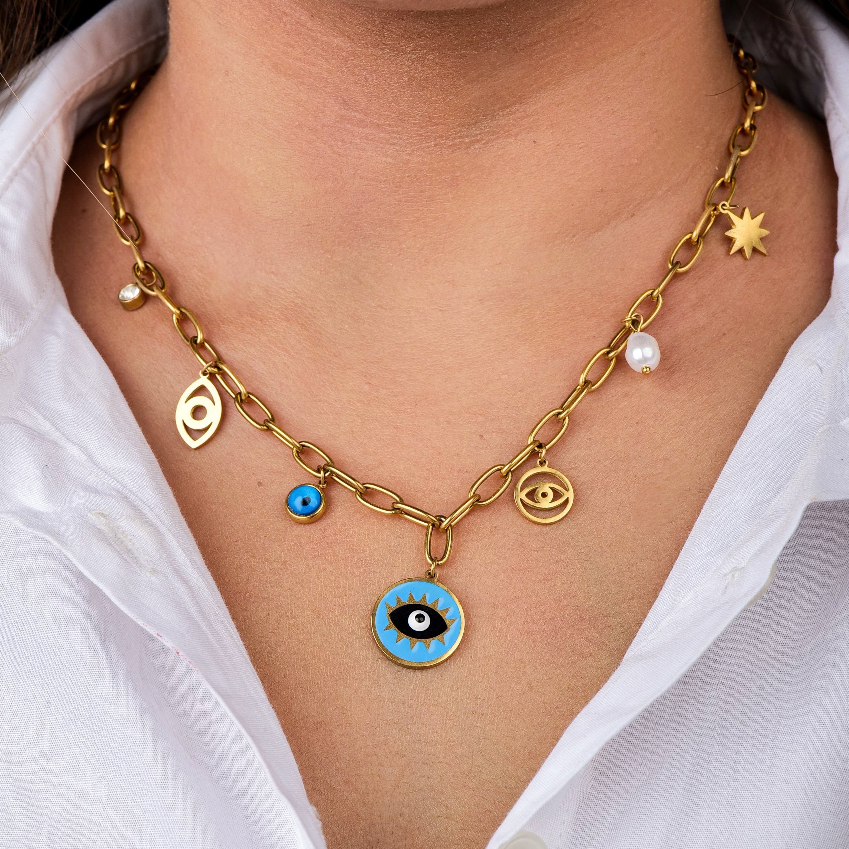 Chunky Charms Necklace