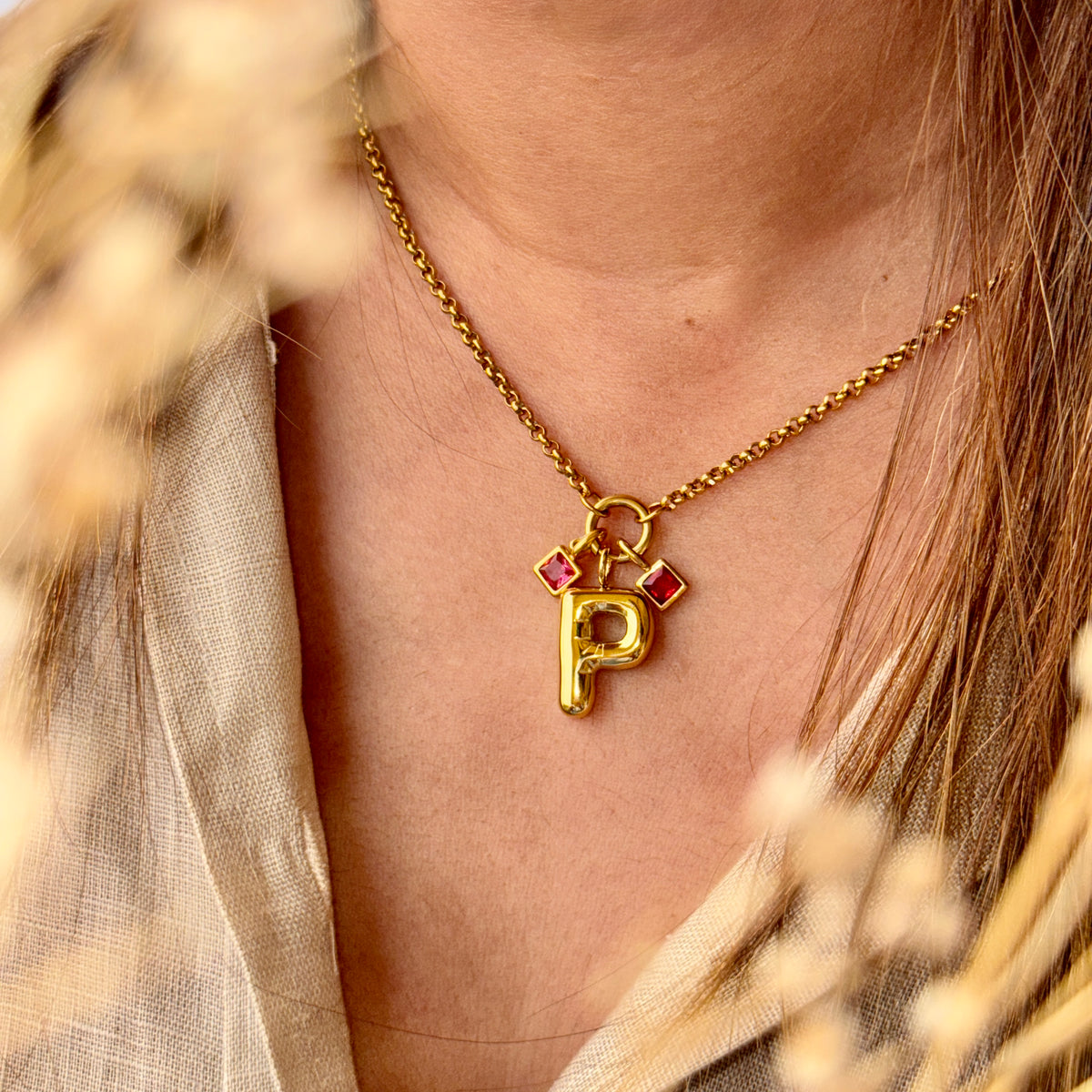Personalized Cluster Necklace - necklace from the Nashira collection