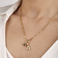 Personalized Cluster Necklace necklace by Nashira, styled (image 13 of 18)