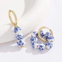 Trio Porcelain Hoops