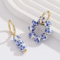 Trio Porcelain Hoops