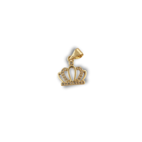 The Regal Crown Charm charm by Nashira, shown close up