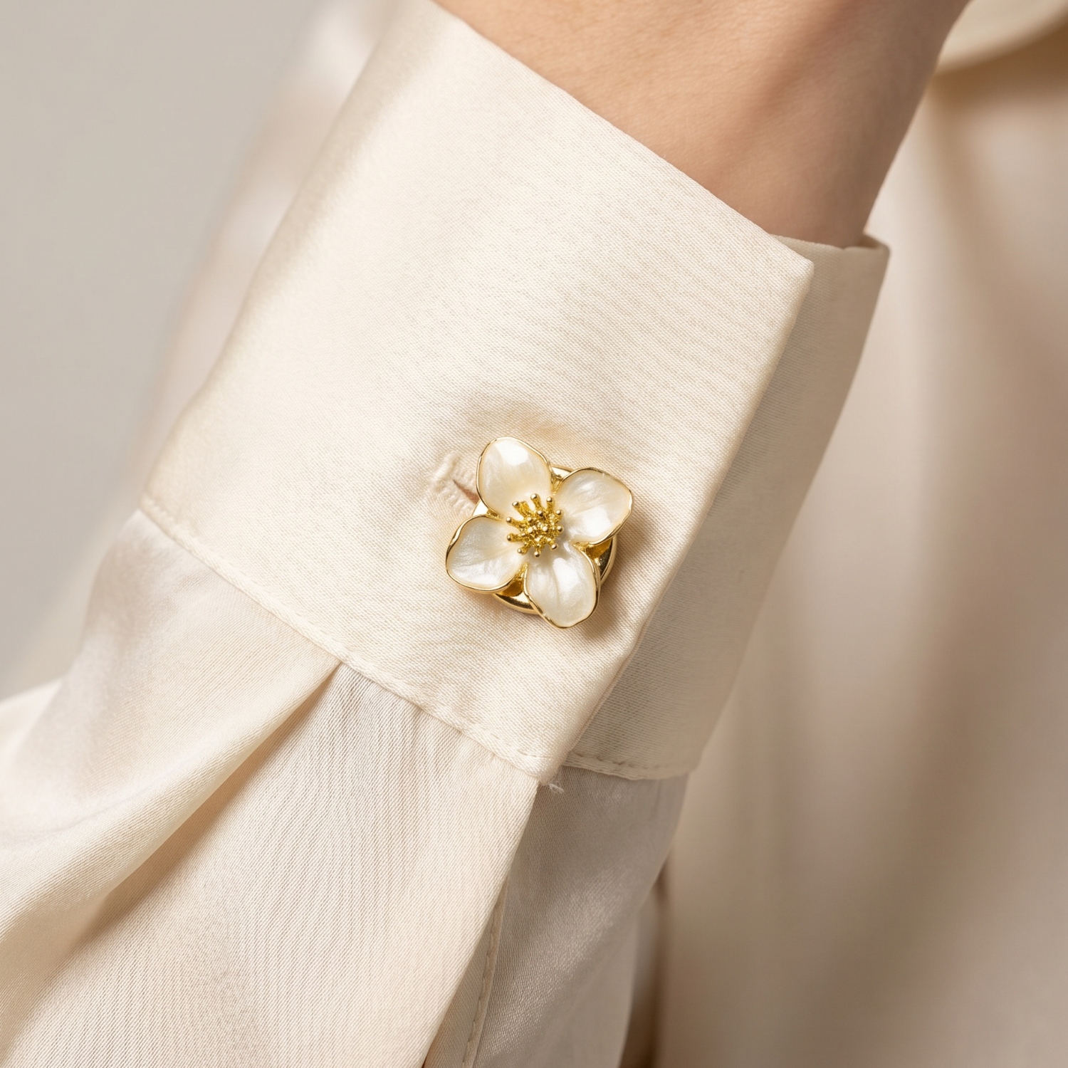 The Petal Button Cover