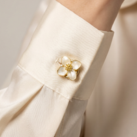 The Petal Button Cover ( Pair ) - button covers by Nashira