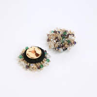 The Halo Button Cover ( Pair ) button covers by Nashira, shown close up