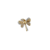 The Dragonfly Charm charm by Nashira, shown close up