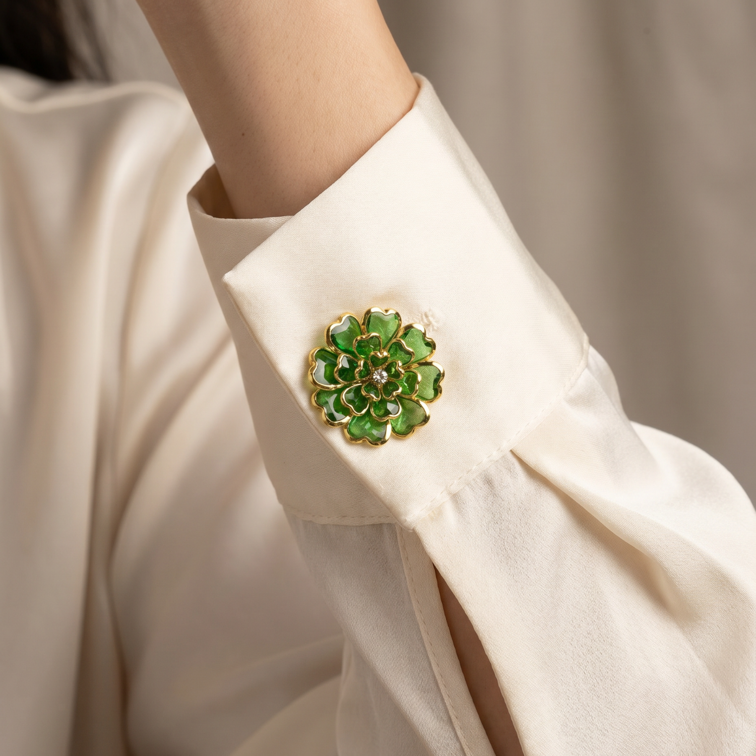 The Bloom Button Cover