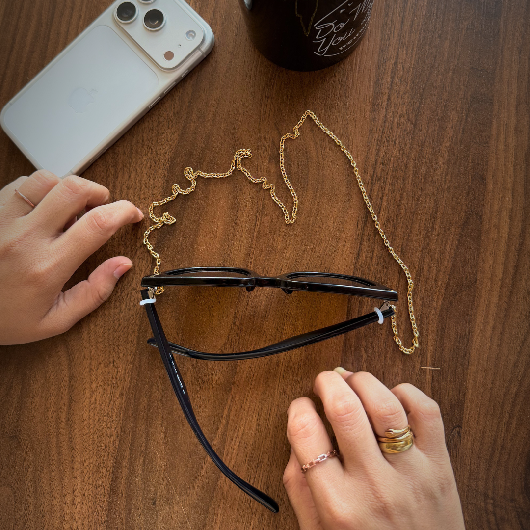 Sunglass Chain accessory by Nashira, styled (image 9 of 25)