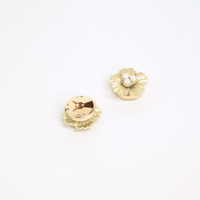 The Iris Button Cover ( Pair ) button covers by Nashira, shown close up
