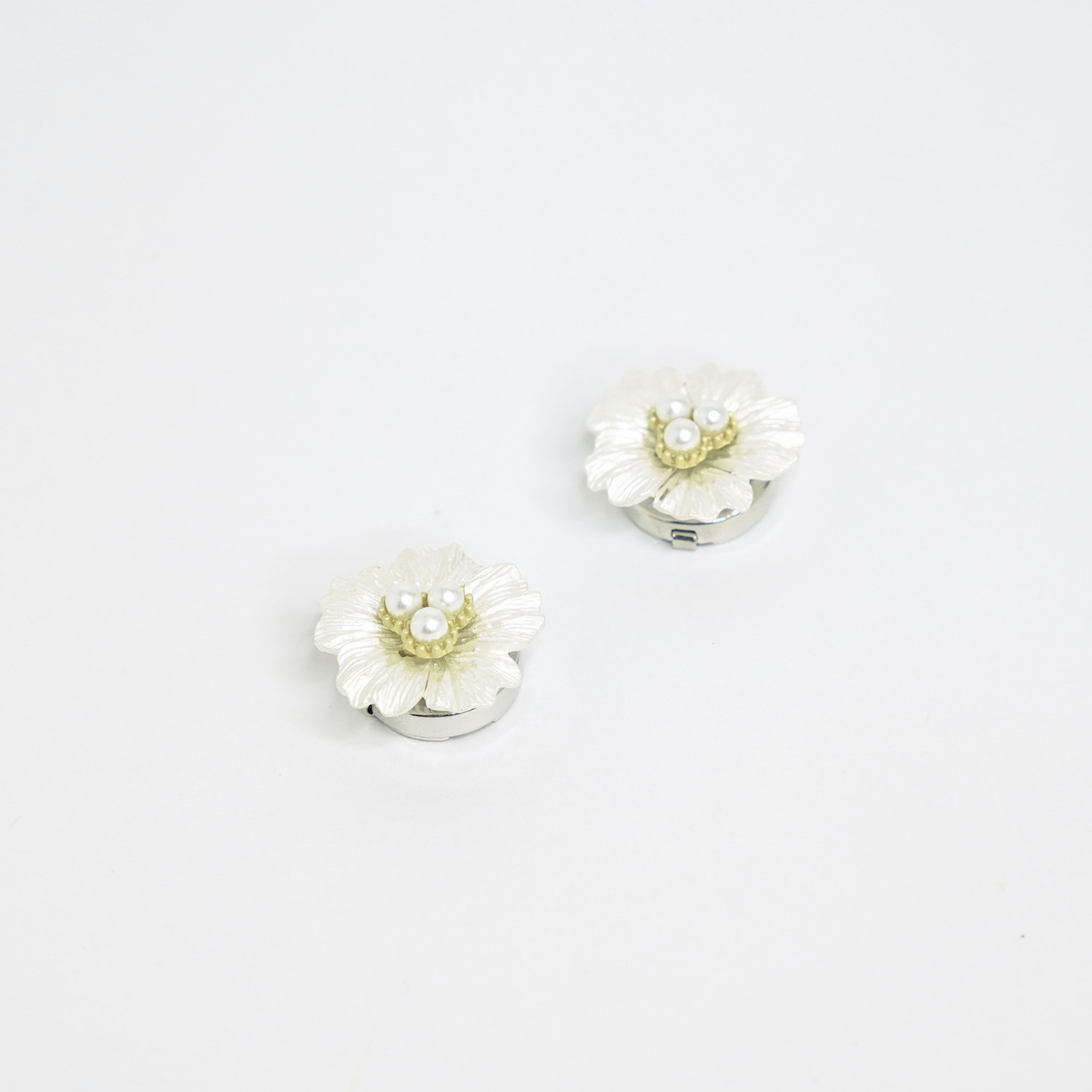 The Iris Button Cover ( Pair ) button covers by Nashira, styled