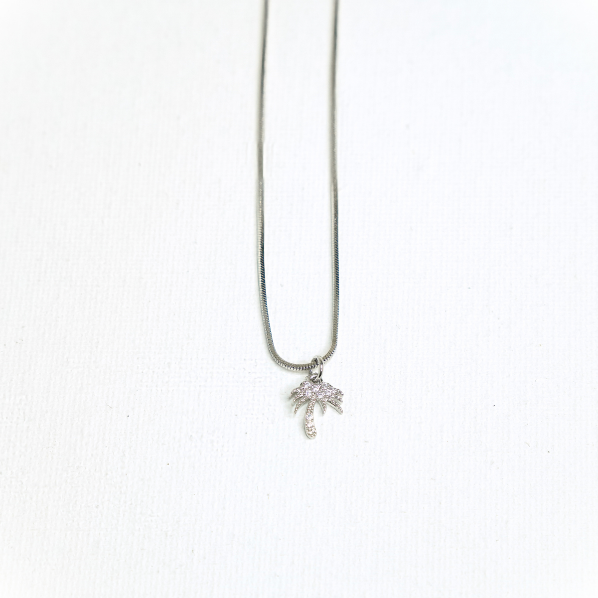 Crystal Palm Tree Necklace