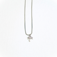 Crystal Palm Tree Necklace