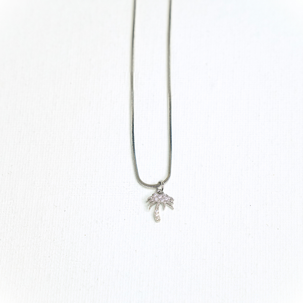 Crystal Palm Tree Necklace