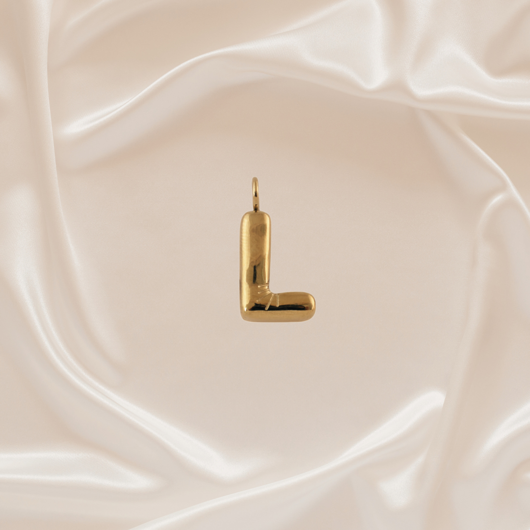 Alphabet Charm - L - Stainless Steel pendant by Nashira
