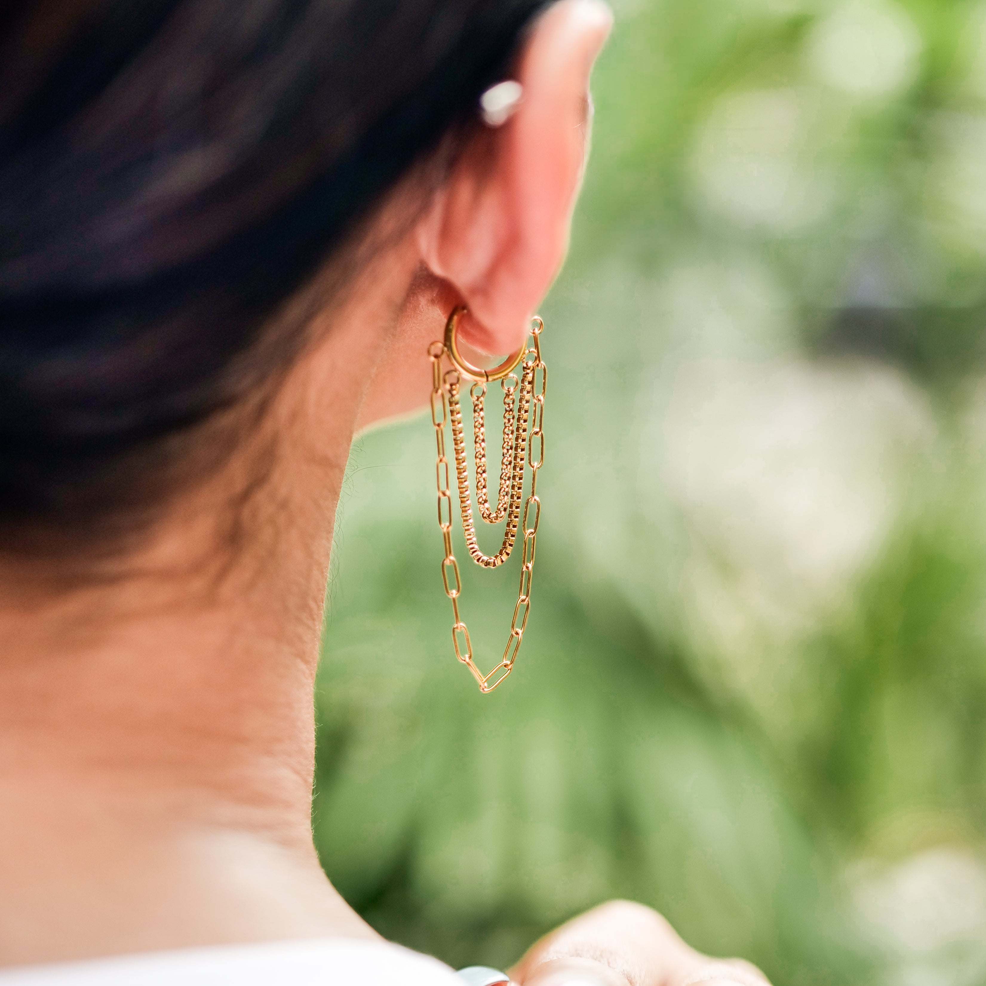 Slay Chandelier Hoops