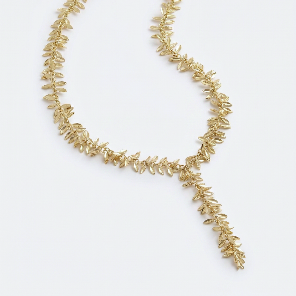 Aurelia Petal Necklace necklace by Nashira, shown close up