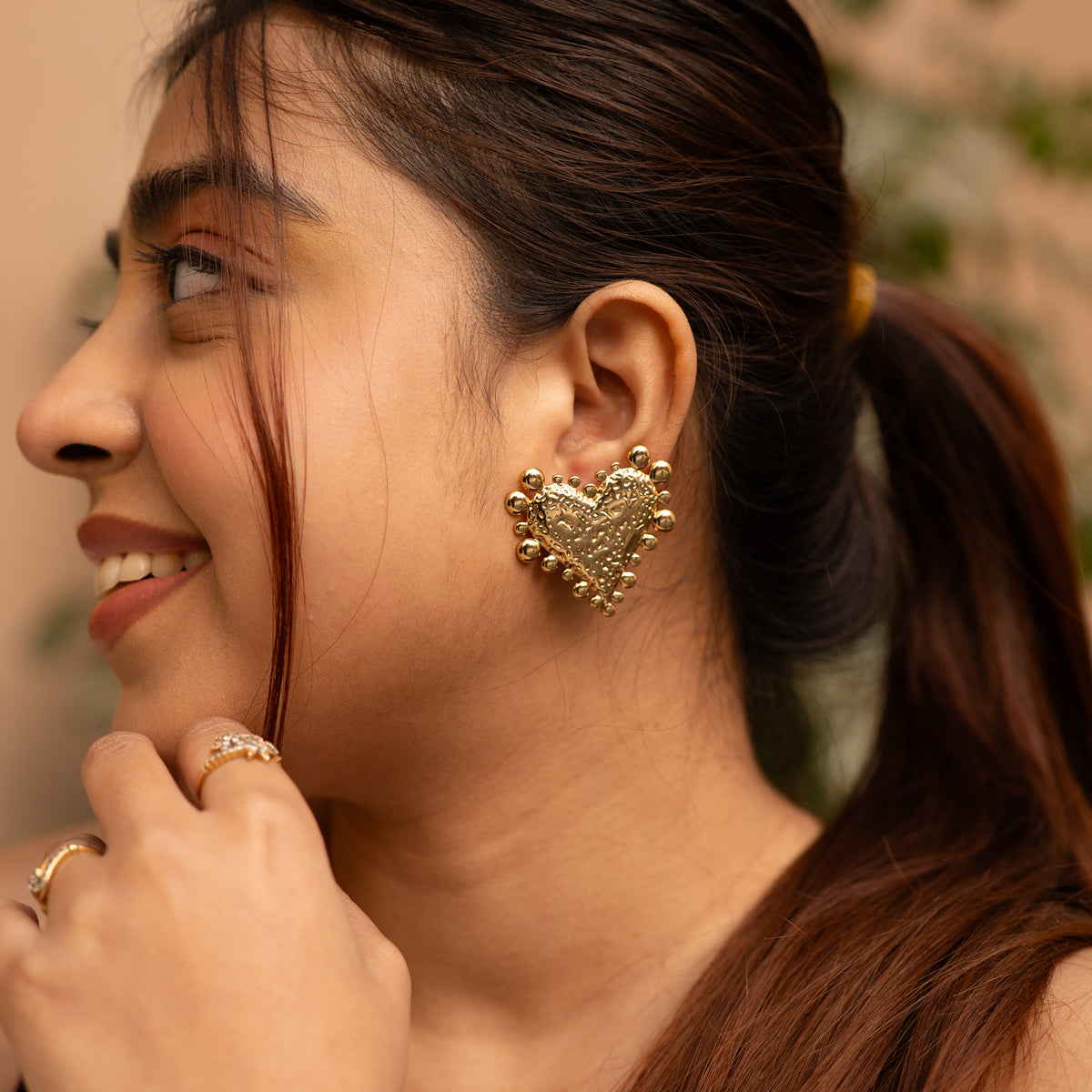 Love Bomb Studs - Stainless Steel earrings by Nashira