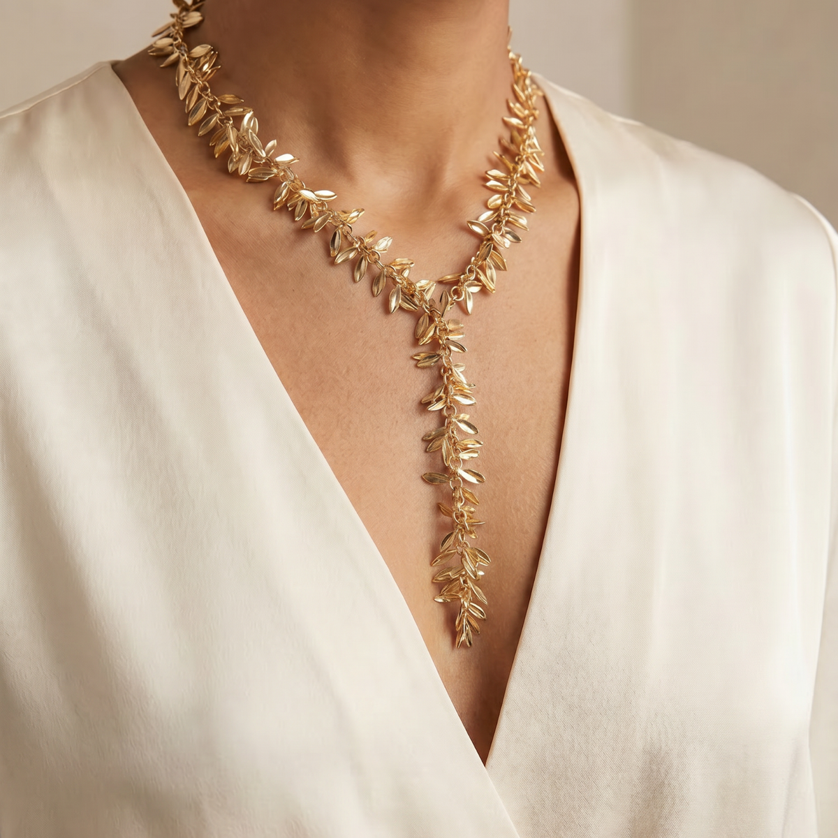 Aurelia Petal Necklace - Stainless Steel necklace by Nashira