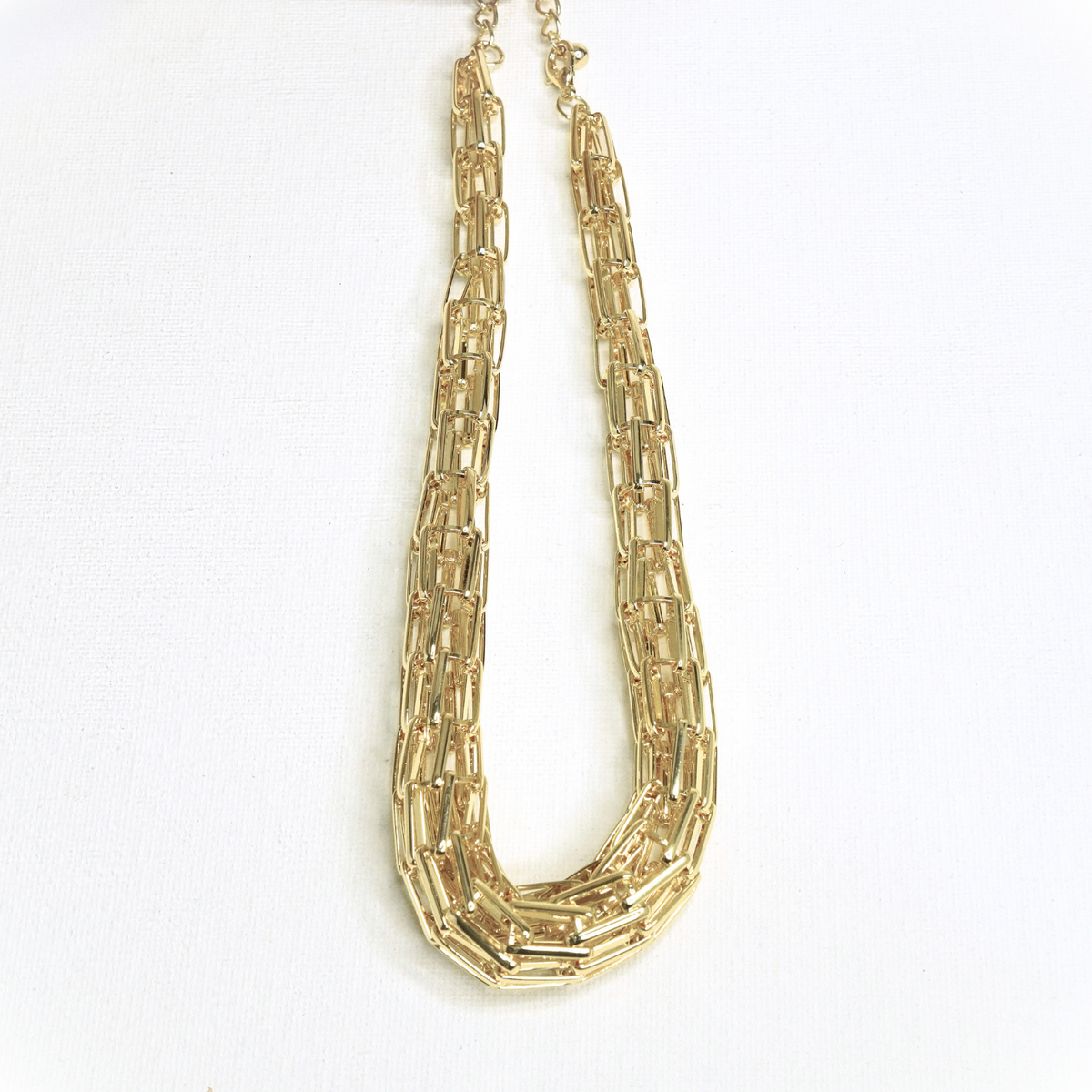 Imperial Link Necklace necklace by Nashira, shown close up