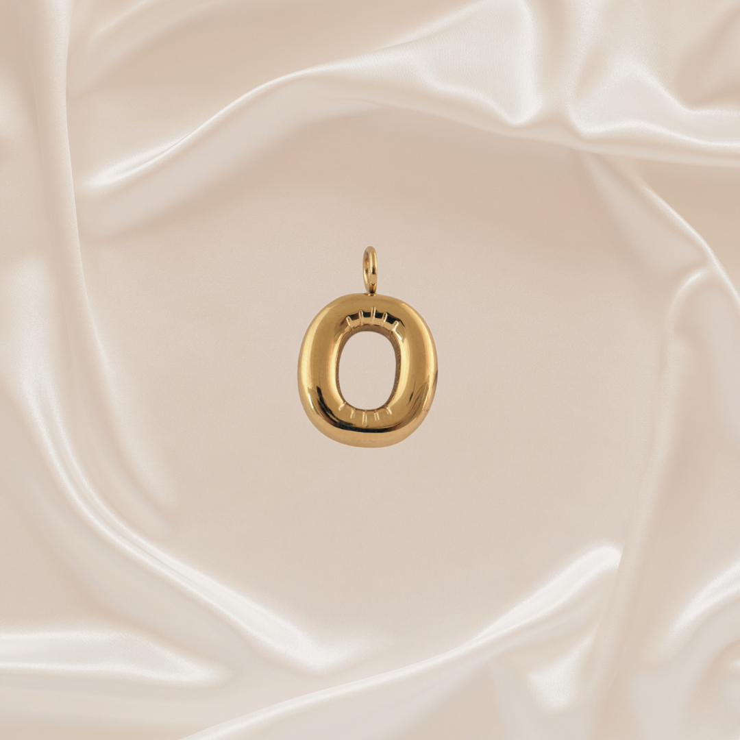 Alphabet Charm - O - Stainless Steel pendant by Nashira