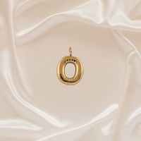 Alphabet Charm - O - Stainless Steel pendant by Nashira