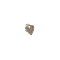 The Glow Up Heart Charm charm by Nashira, shown close up
