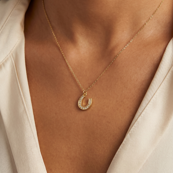 Lucky Horseshoe Necklace - Stainless Steel necklace by Nashira