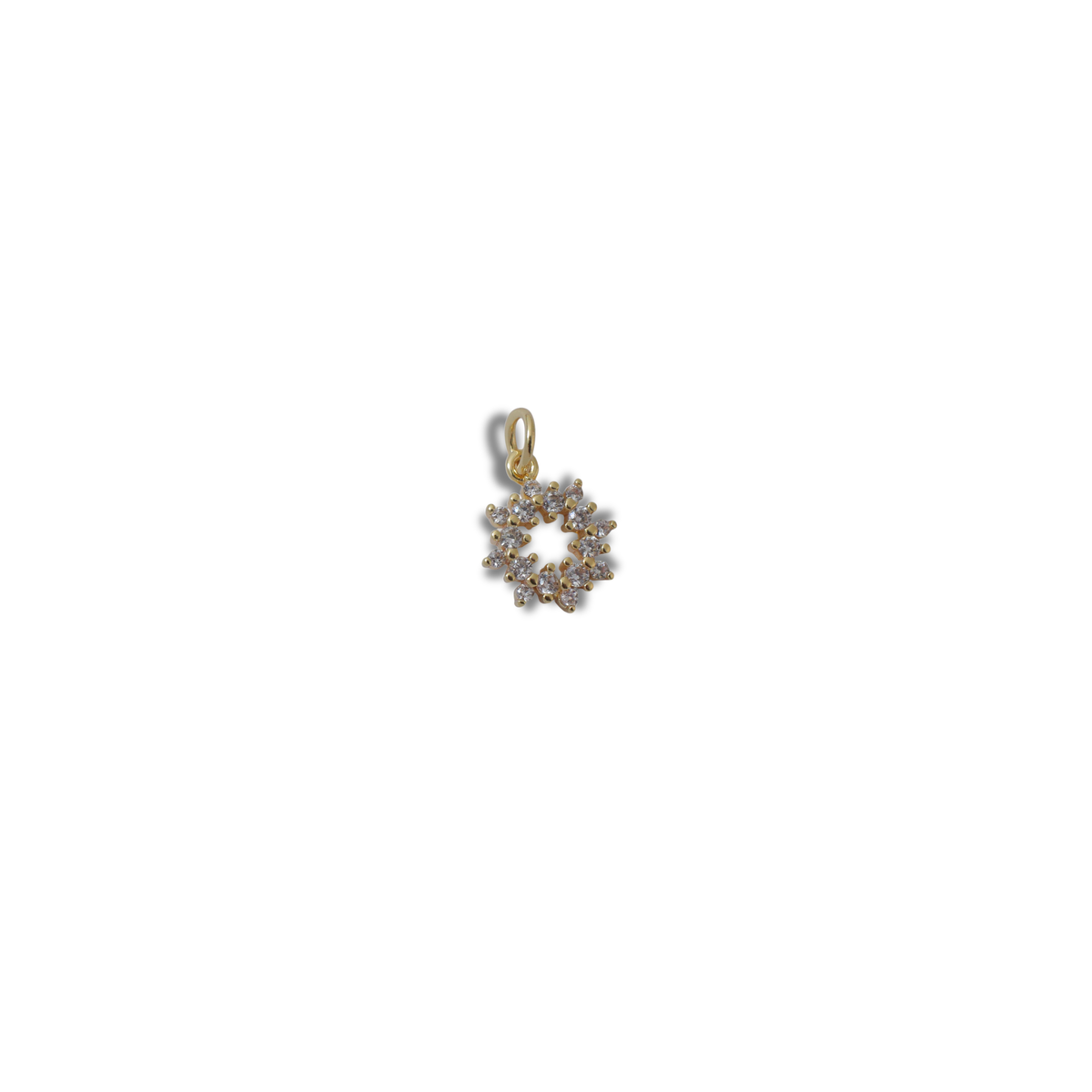 The Crystal Frost Charm charm by Nashira, shown close up