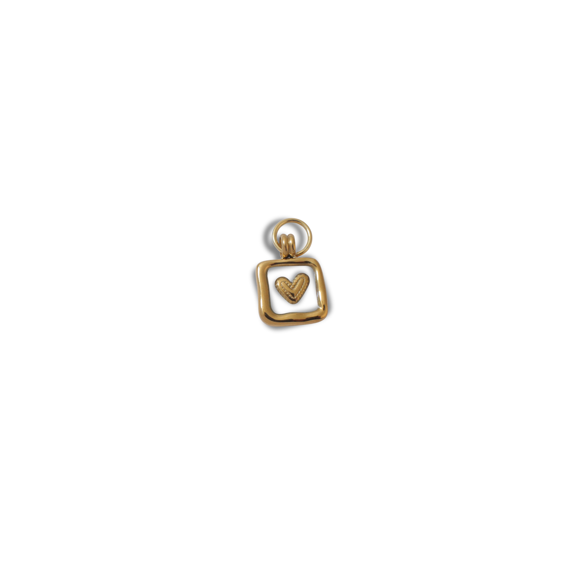 The Frame of love Charm charm by Nashira, shown close up