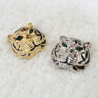 Tiger Brooch - Gold
