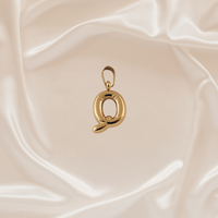 Alphabet Charm - Q - Stainless Steel pendant by Nashira