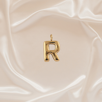 Alphabet Charm - R - Stainless Steel pendant by Nashira