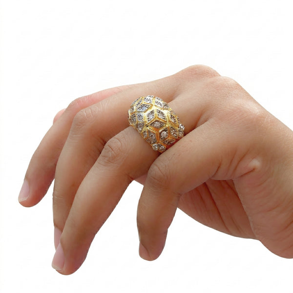 Starlit Mosaic Ring - Stainless Steel ring by Nashira