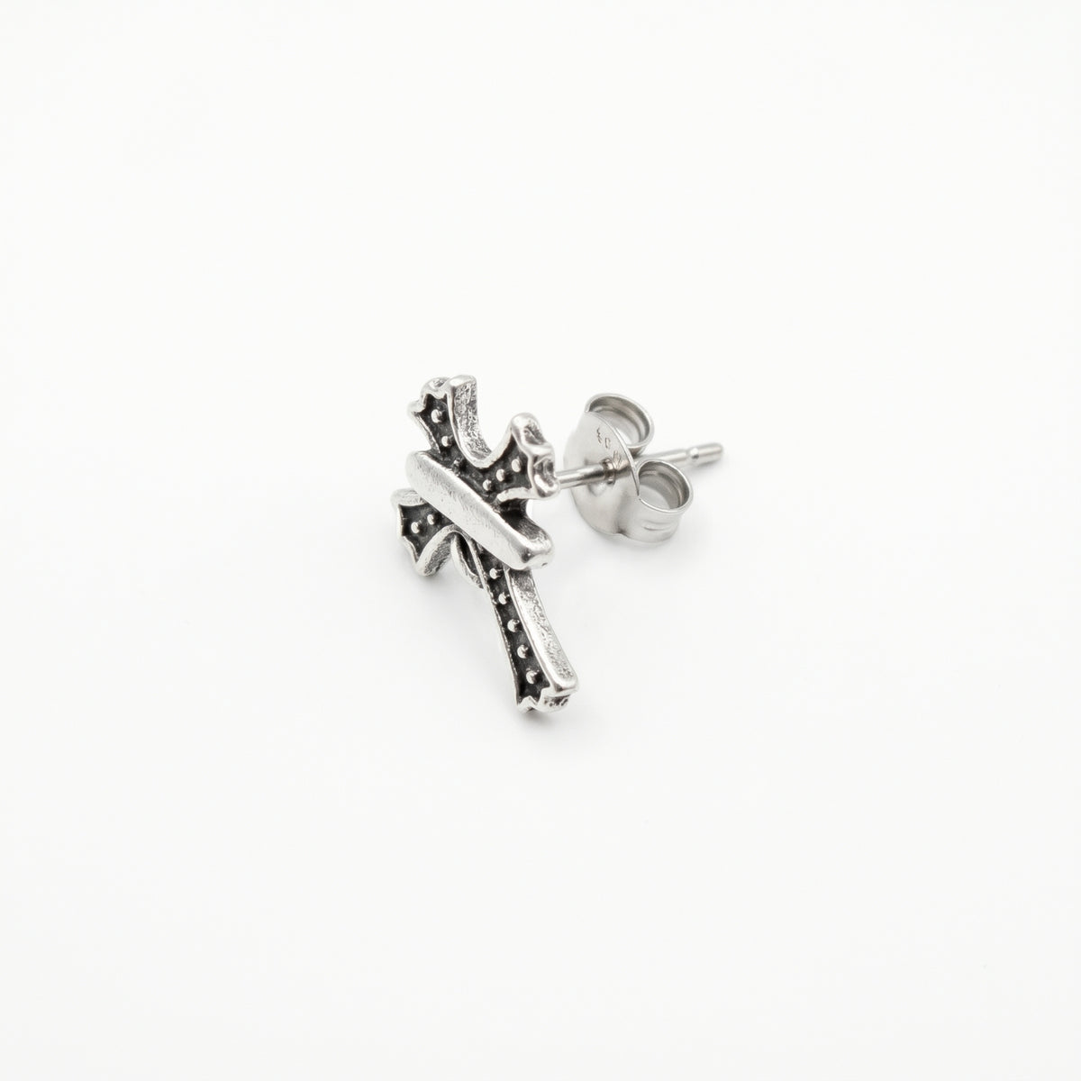 The Gothic Cross Studs ( Pair )