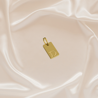 Dainty Alphabet Charm Gold - D - Stainless Steel charm by Nashira