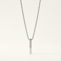 Edge Bar Pendant - necklace from the Nashira collection