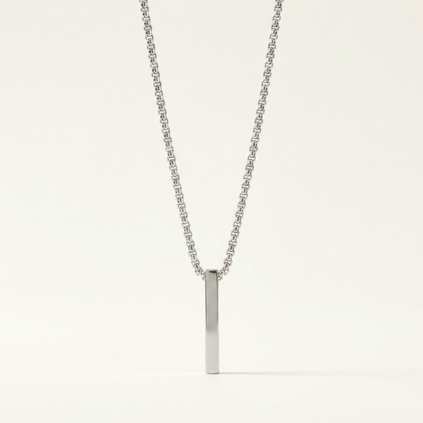 Edge Bar Pendant - necklace from the Nashira collection