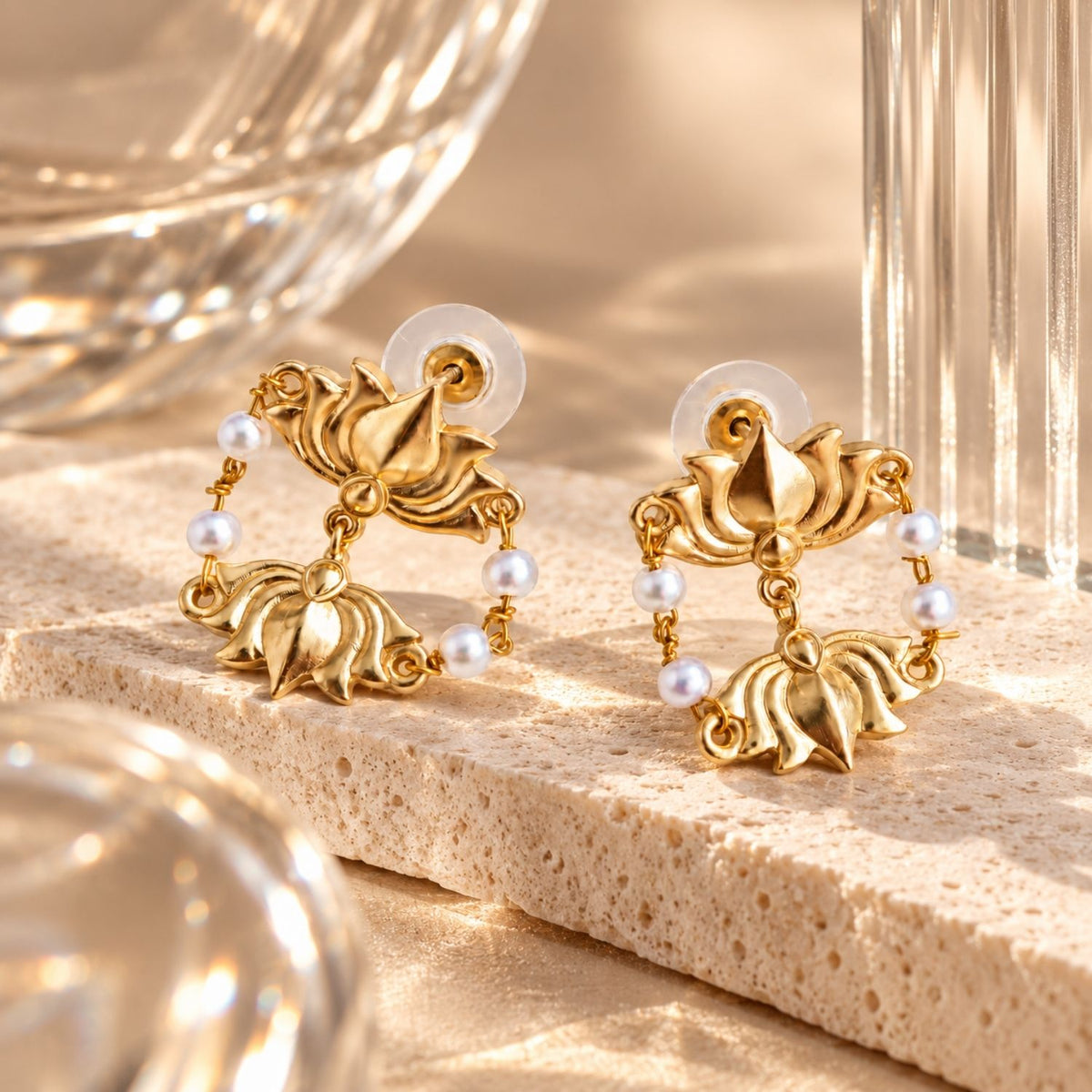 Ziya Earrings - Nashira Barkat collection