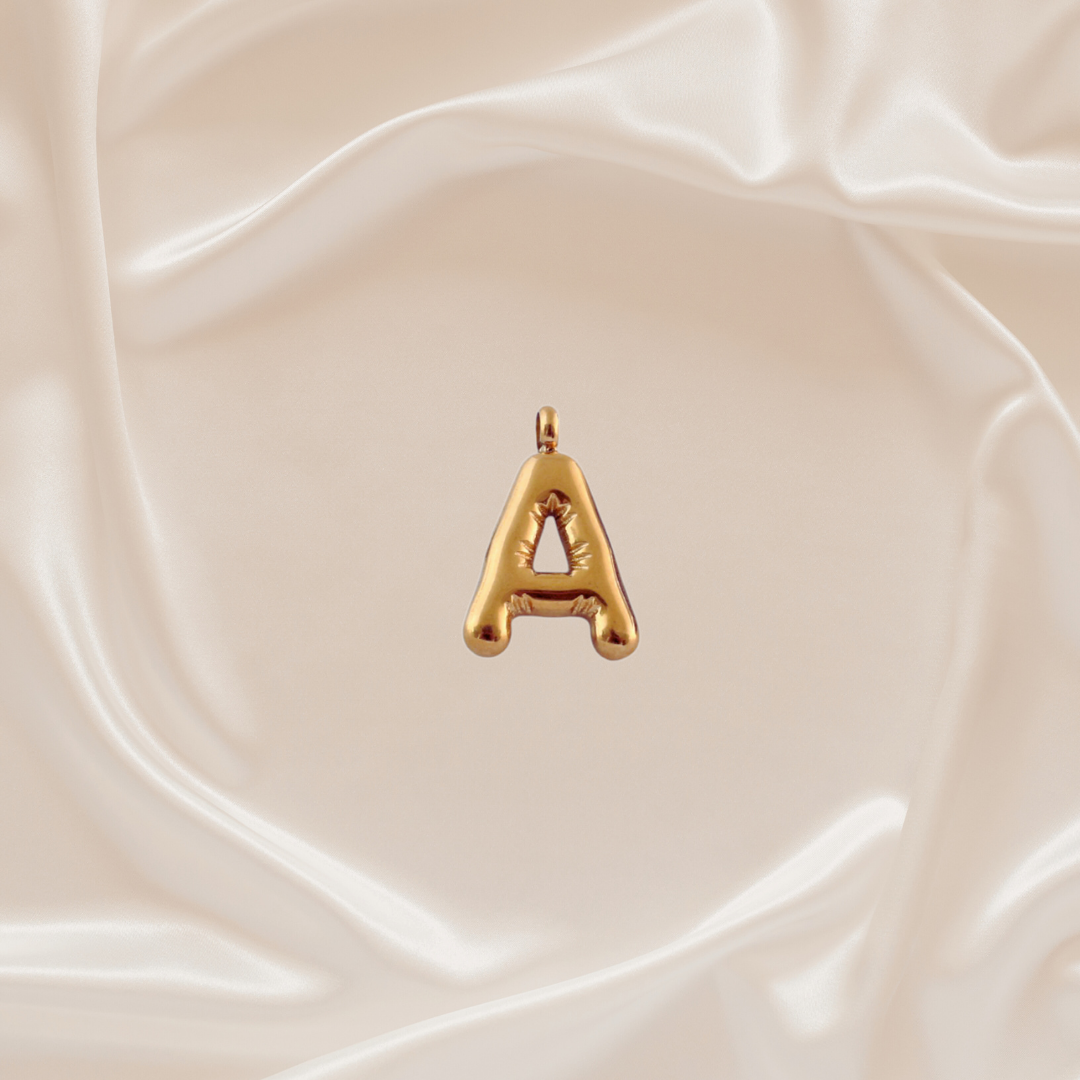 Alphabet Charm - A - Stainless Steel pendant by Nashira