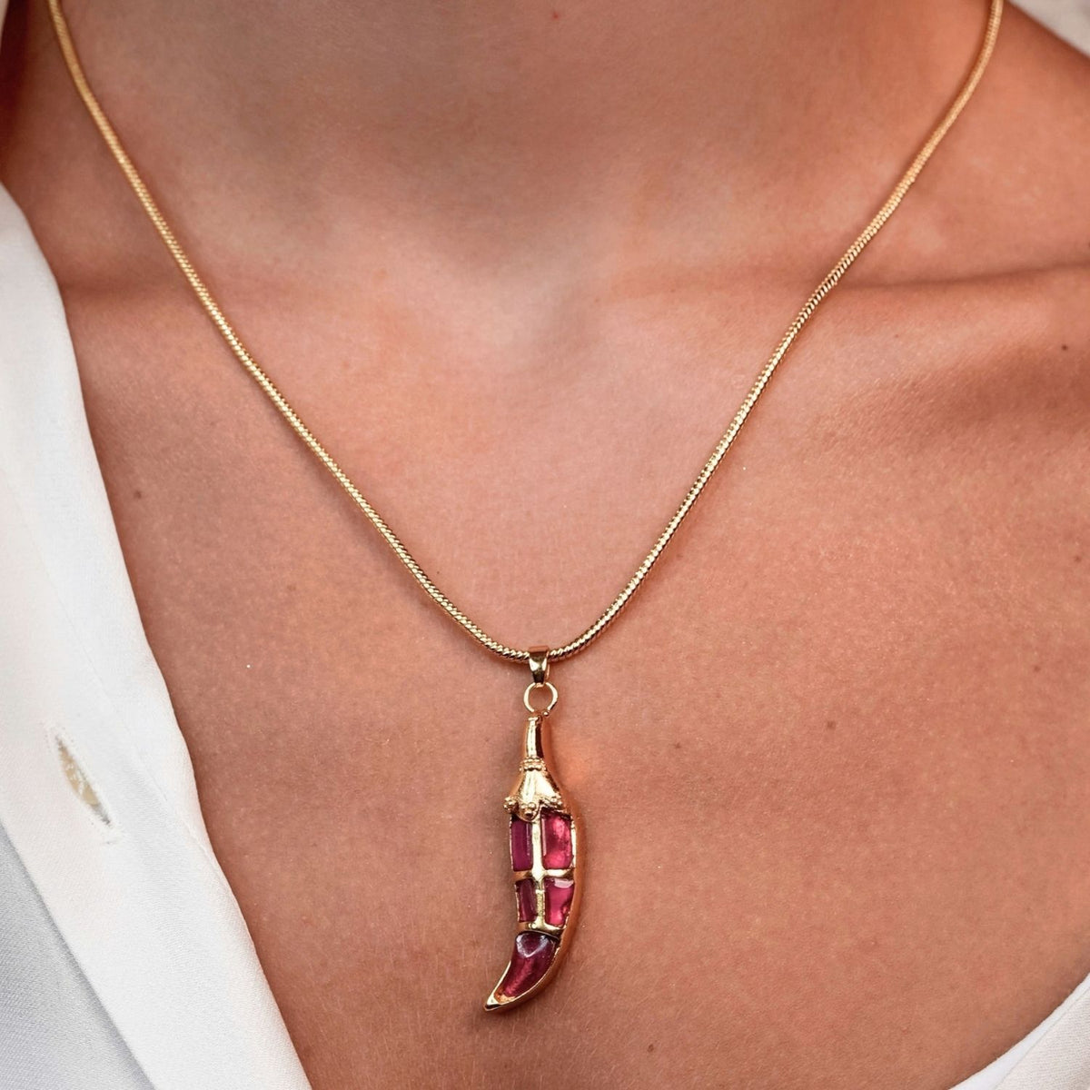 Teekhi Mirchi Pendant - Nashira Barkat collection