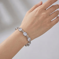 Silver Halo Bracelet - Stainless Steel bracelet by Nashira