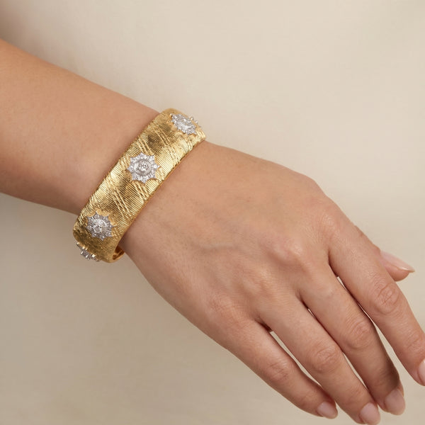 Celestial Bloom Cuff - Stainless Steel bracelet by Nashira